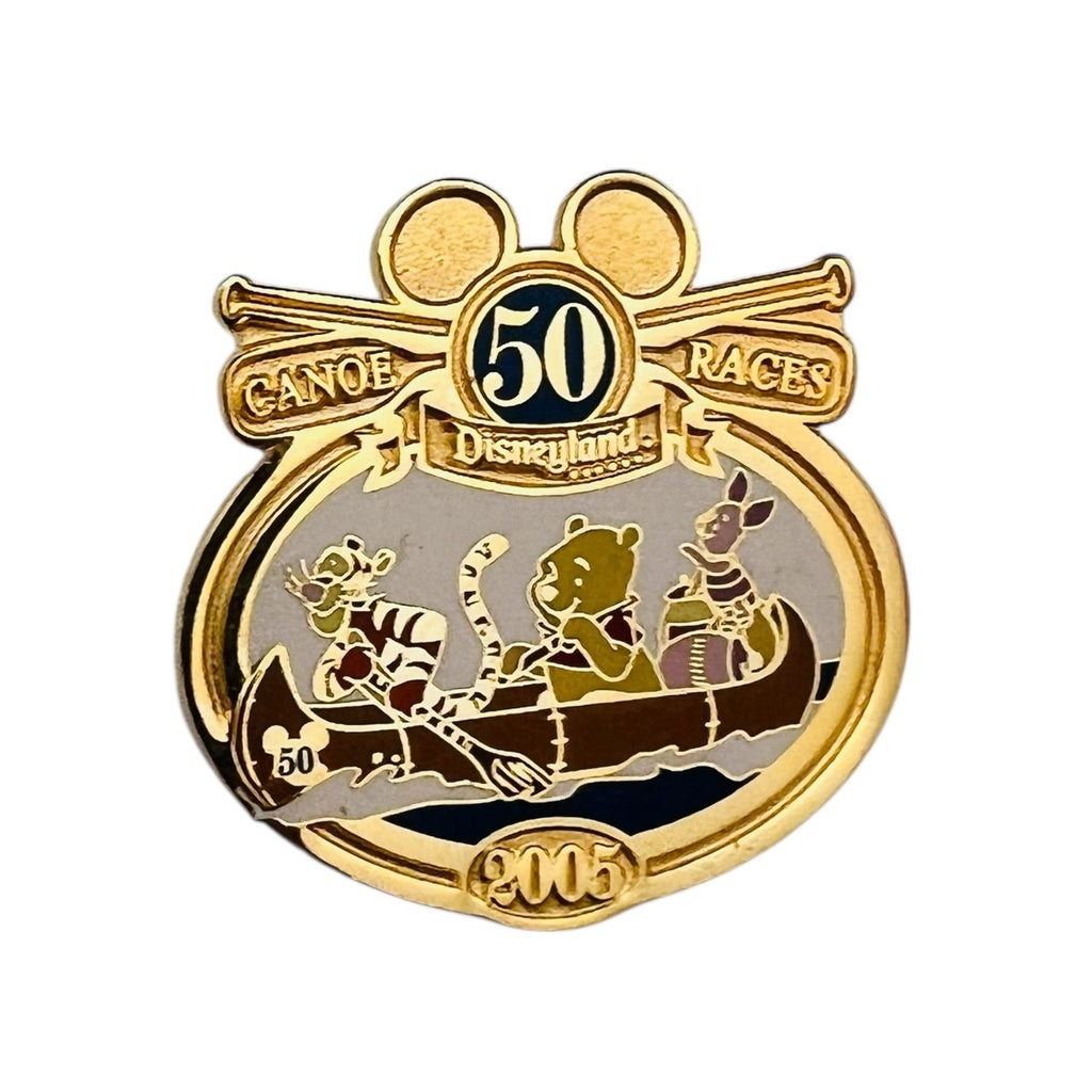 Disneyland 50th Anniversary 2005 Cast Exclusive Canoe Races LE 1000 Disney Pin