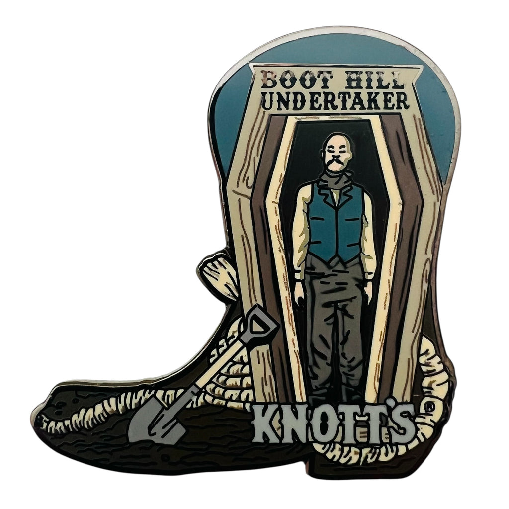 Knotts Berry Farm Mystery Box 2023 1st Edition Limited Ghost Town Boot Pin