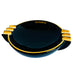 Vintage Guinness Arklow Pottery Black and Gold Ashtray