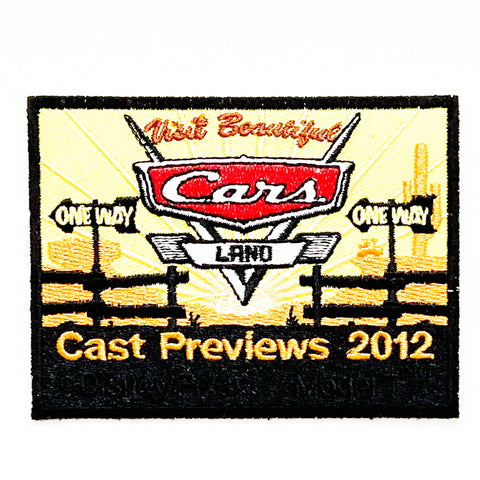 Disneyland Cast Previews Disney California Adventure Park 2012 Embroidered Patch