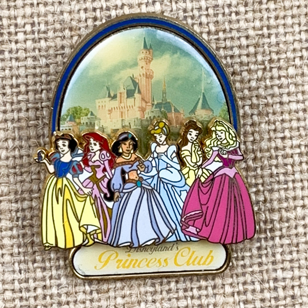 Disney DLR Disneyland's Princess Club 3D Pin