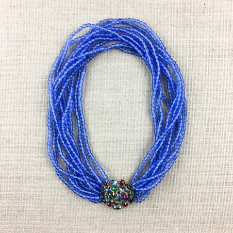 Vintage Vogue Designer Muti Strand Necklace