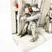 Three Stooges Figural “ Pardon My Scotch” Bookends