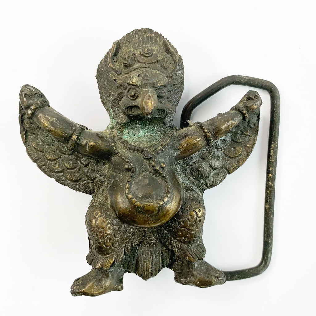 Vintage Bergamot Brass Works Bird Belt Buckle