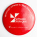 Vintage Software Strategies Vanpack Computer USA Tech Button Pinback Pin