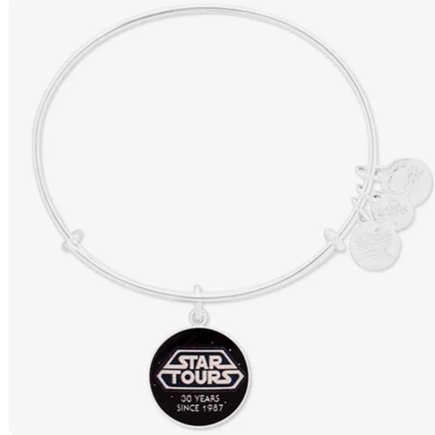 Disney Parks Alex And Ani Bracelet Star Tours 35th Anniversary Silver