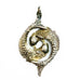 Vintage Koi Fish Double Asian Scale Pisces Pendent