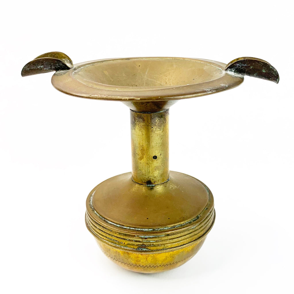 Antique Brass Spittoon Ashtray