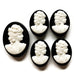Vintage Cameo Jewelry Button Covers