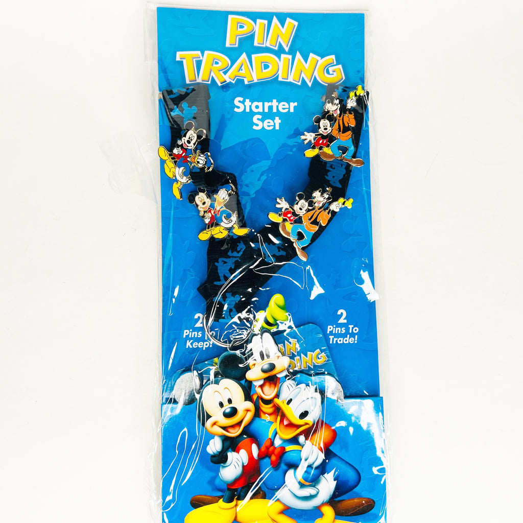 Disney Pin Trading Friends Are Forever Starter Set Lanyard & Pins