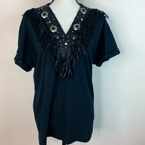 Vintage Rare Xperiance Tony Ward Fringe Top