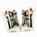 Three Stooges Figural “ Pardon My Scotch” Bookends