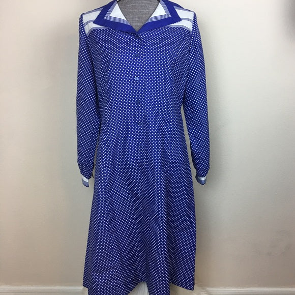 VTG Mendel of Dallas Polka Dot Collar Dress
