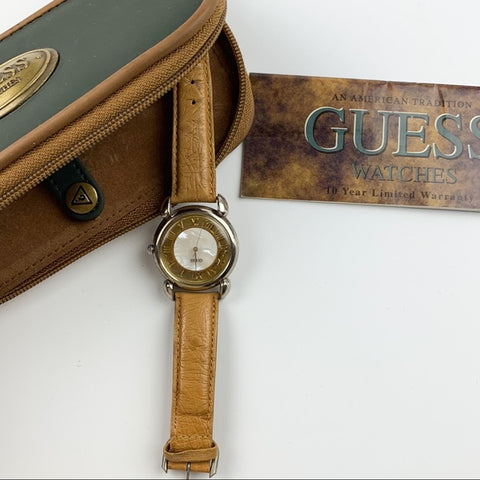Vintage 90’s Guess Leather Watch