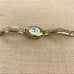 Elgin Diamond Oval Mother of Pearl Analog Watch