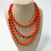 Vintage 1960’s Plastic Double Cone Necklace