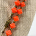 Vintage 1960’s Plastic Double Cone Necklace