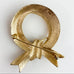 Vtg Trifari Signed Brushed Ribbon Knot Brooch Pin
