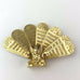 Dollhouse Miniature Gold Fireplace Fan Screen