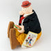 Vintage 1985 Wimpy Plush Doll With Cheeseburger From Popeye By Presents