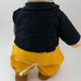 Vintage 1985 Wimpy Plush Doll With Cheeseburger From Popeye By Presents